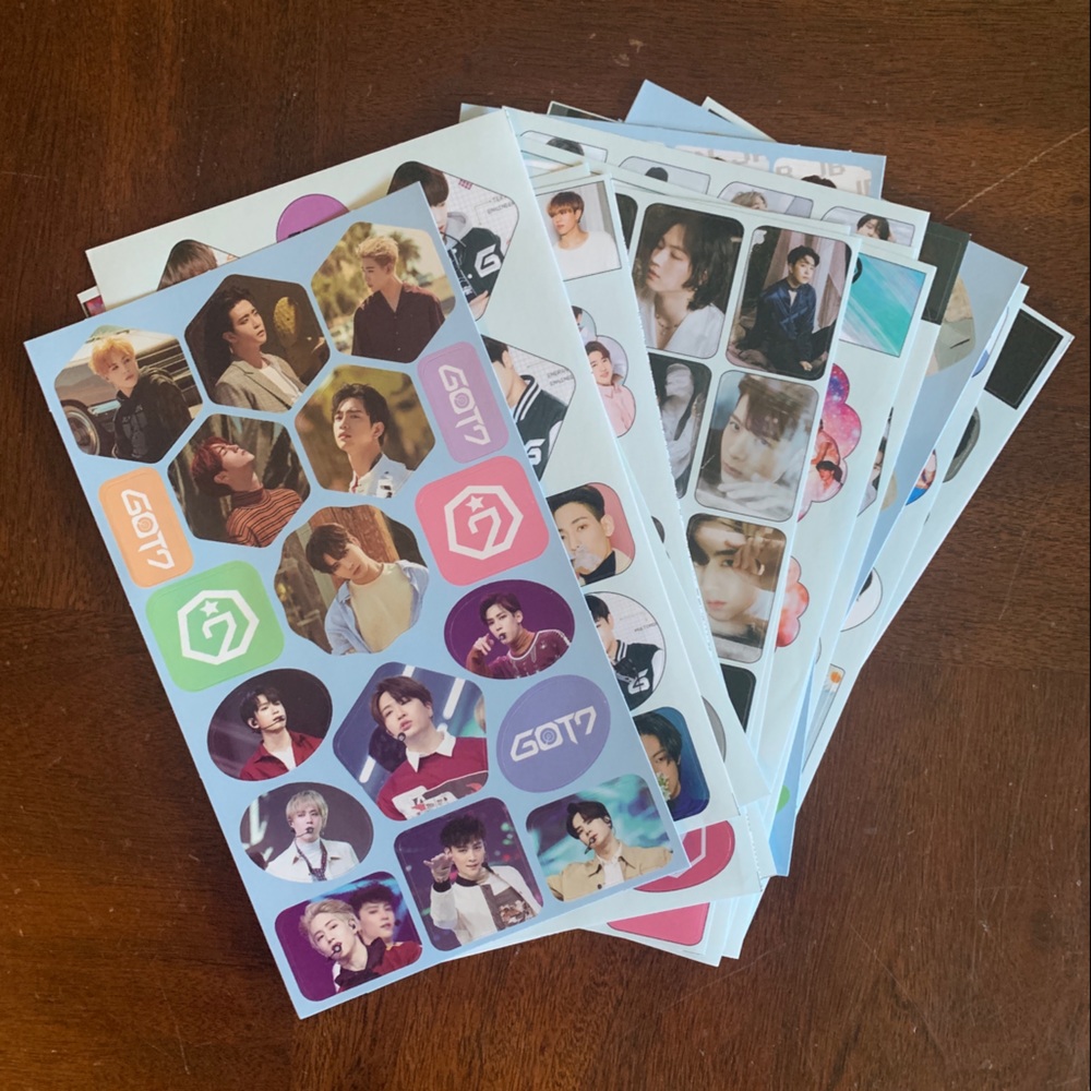 GOT7 Sticker Sheets